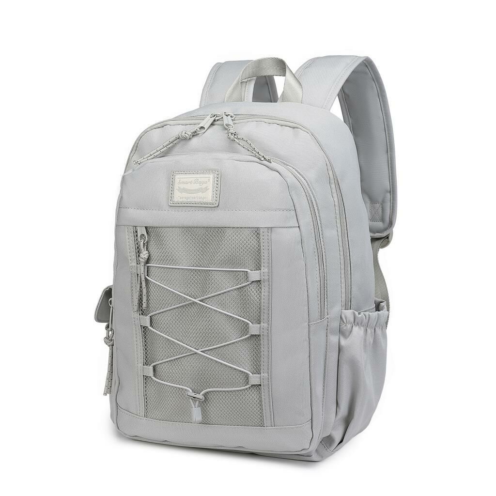 Smart Bags Sırt Çantası Okul Boyu Kalem Kutusu Hediyeli 3238 A.Gri