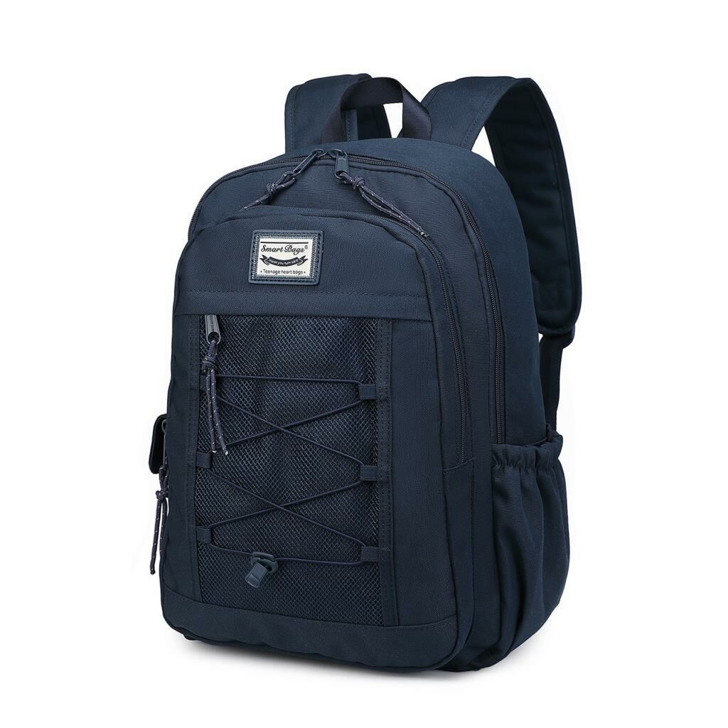 Smart Bags Sırt Çantası Okul Boyu Kalem Kutusu Hediyeli 3238 Lacivert
