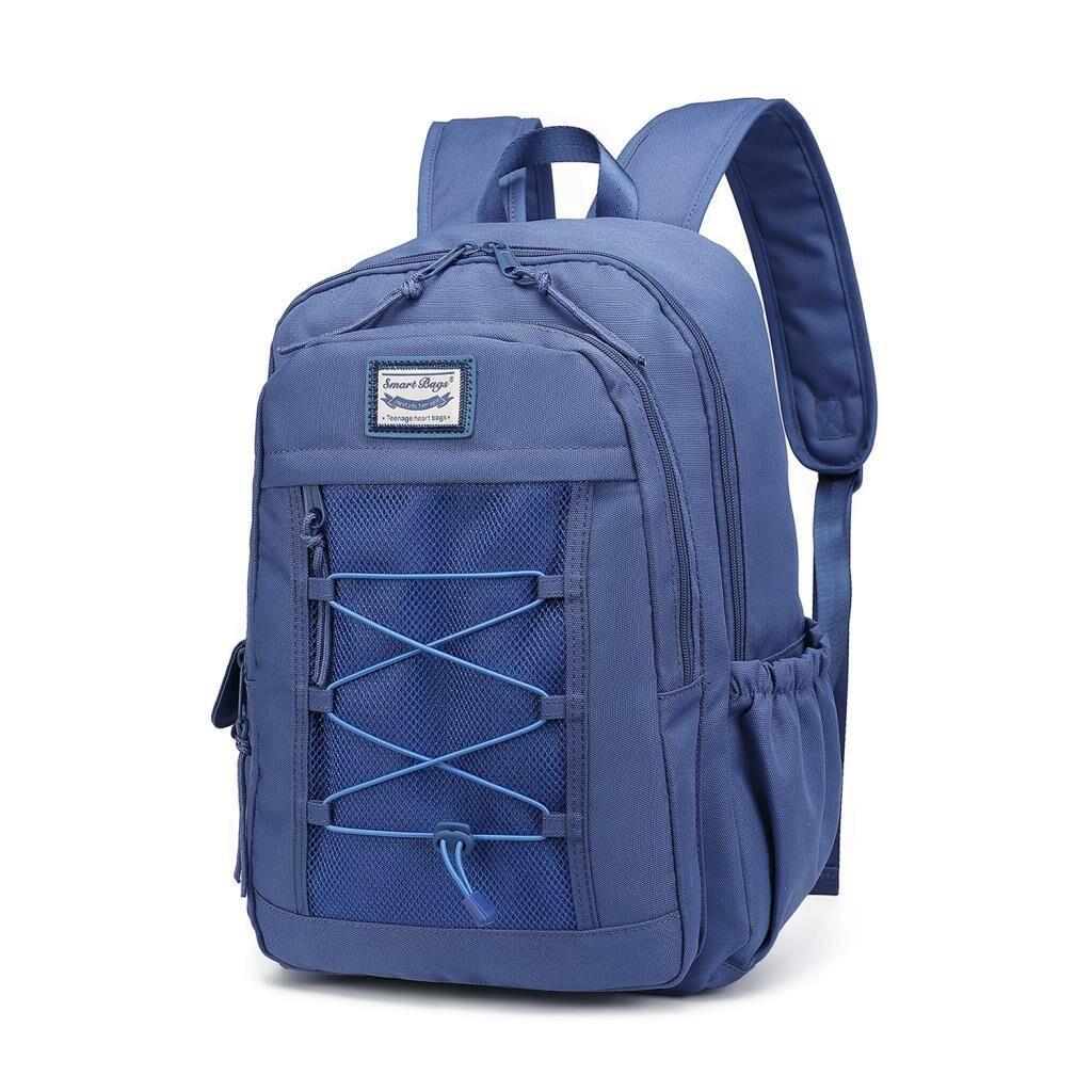 Smart Bags Sırt Çantası Okul Boyu Kalem Kutusu Hediyeli 3238 J.Mavi