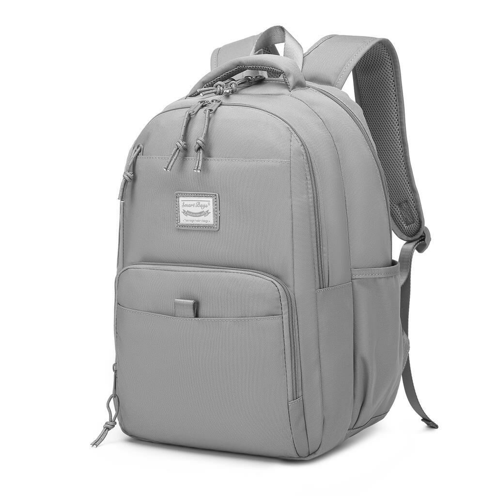 Smart Bags Sırt Çantası Okul Boyu Laptop Gözlü 3159 Vizon