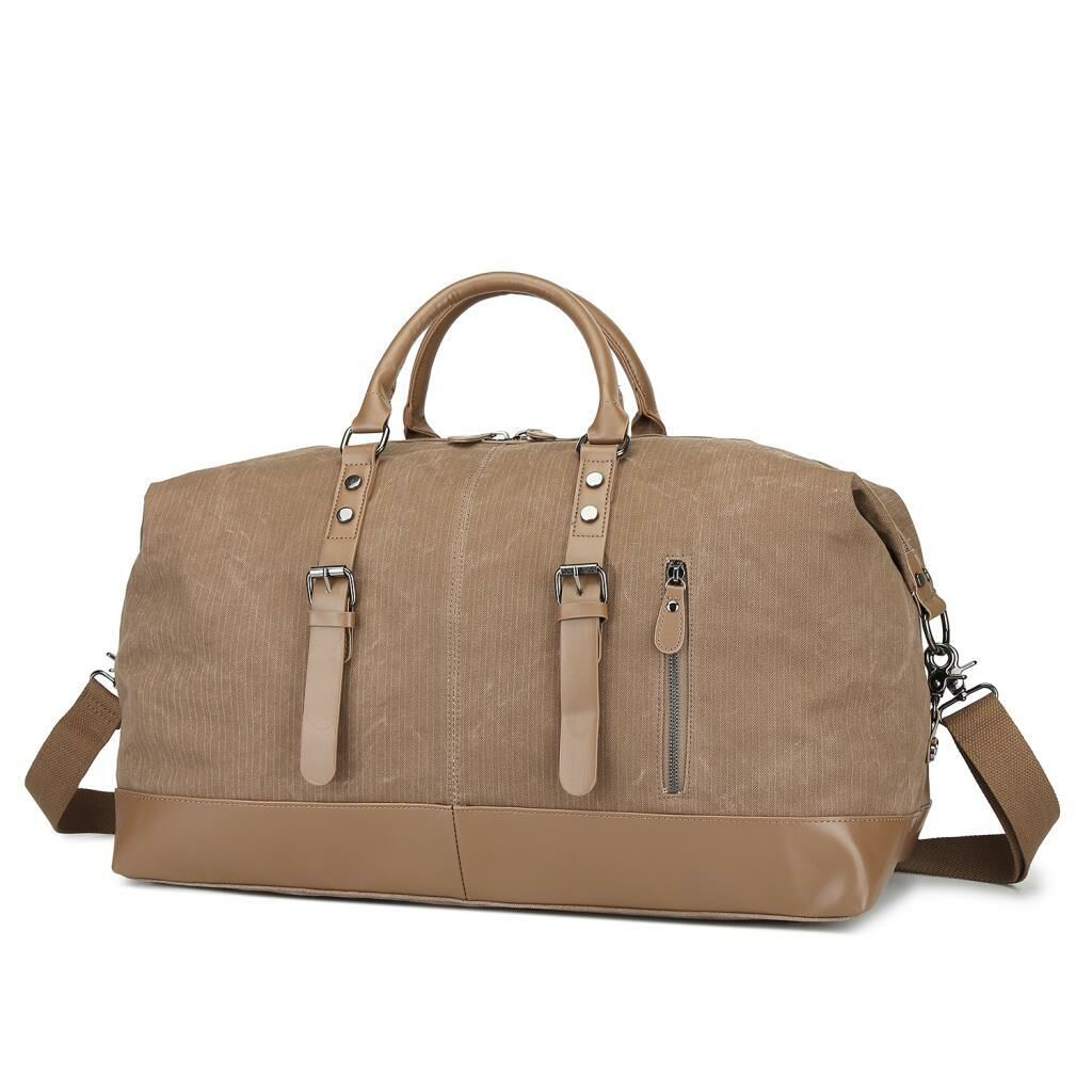 C-Active Limited Edition Kanvas Kumaş Spor Seyahat Çantası 1273 Kahve