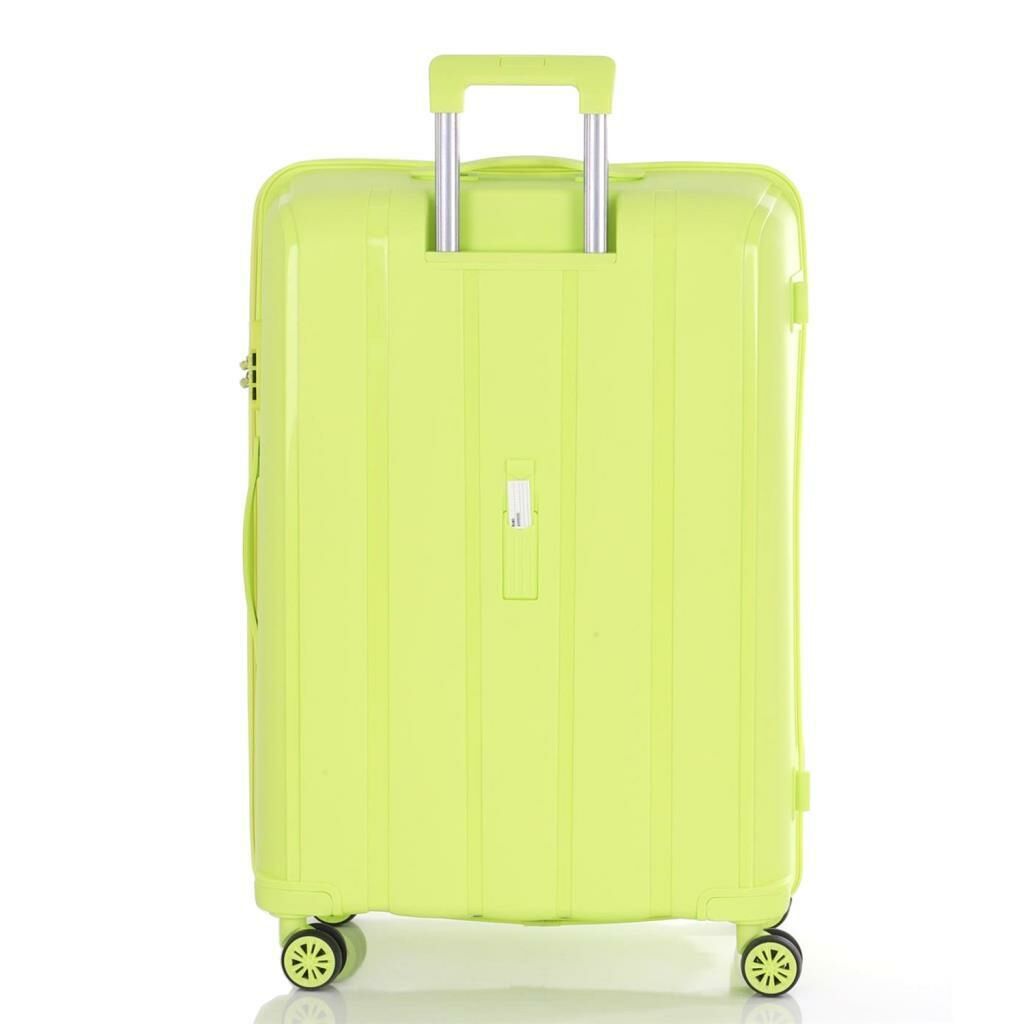 MÇS Bavul Büyük ve Orta 2li Set Kırılmaz Silikon Valiz V305 A.Sarı