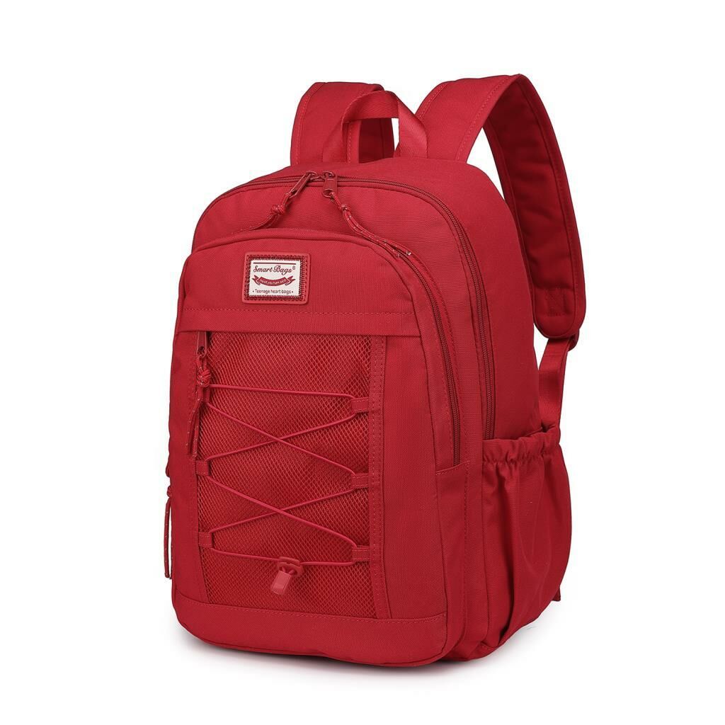 Smart Bags Sırt Çantası Okul Boyu Kalem Kutusu Hediyeli 3238 Vişne