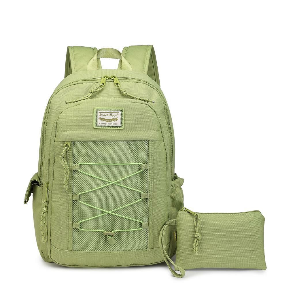 Smart Bags Sırt Çantası Okul Boyu Kalem Kutusu Hediyeli 3238 New Yeşil