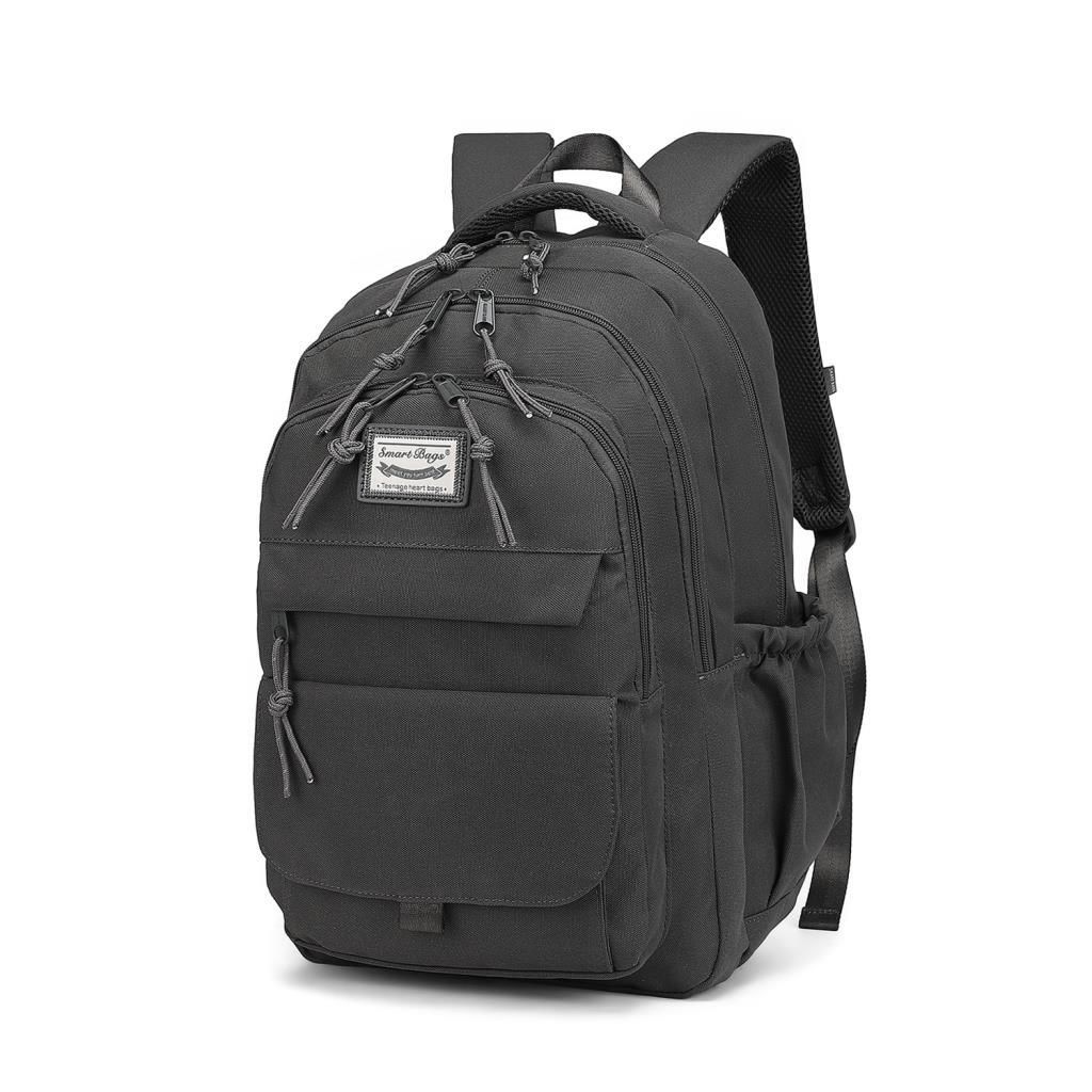 Smart Bags Sırt Çantası Okul Boyu Kalem Kutusu Hediyeli 3235 Koyu Gri