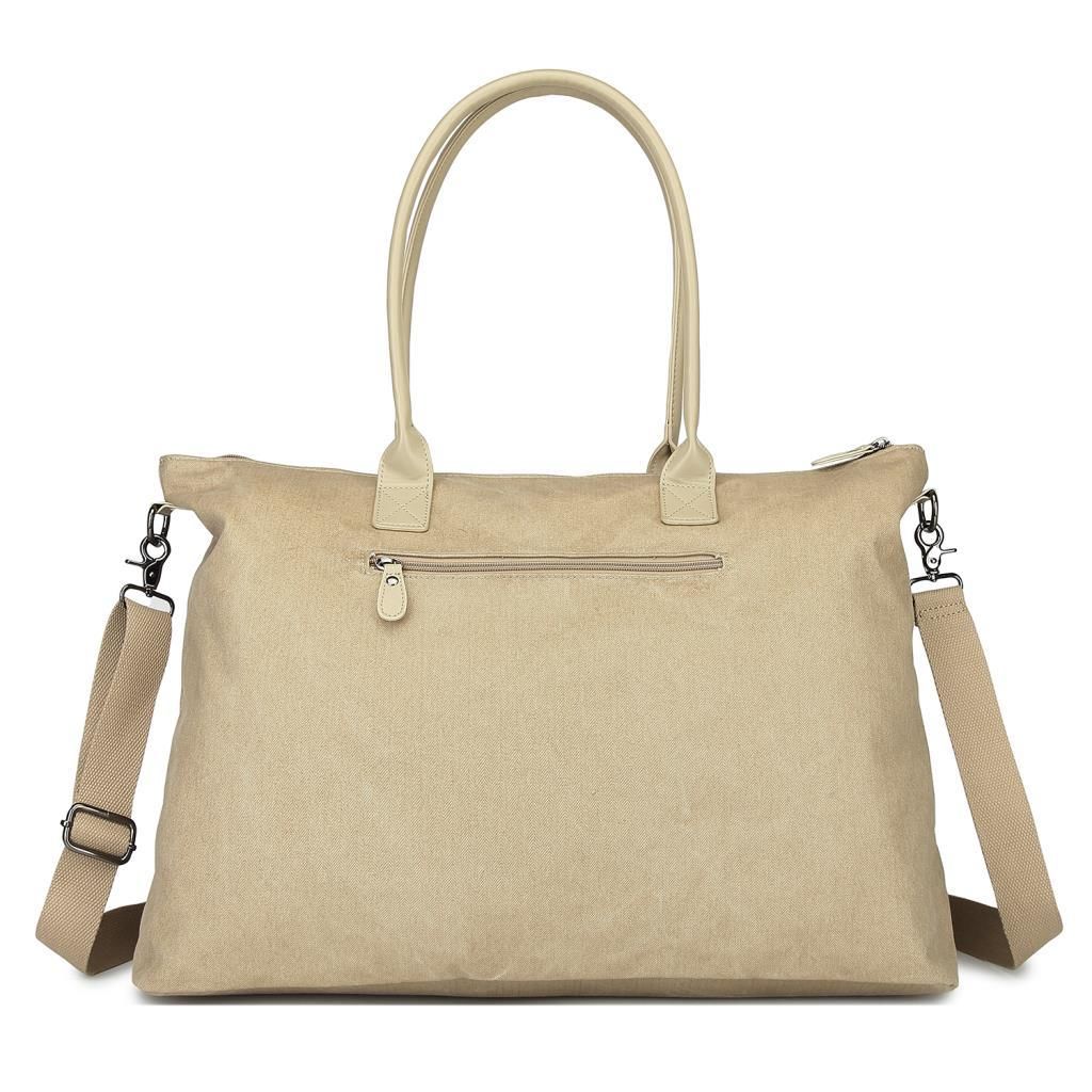 C-Active Limited Edition Kanvas Kumaş Spor Seyahat Çantası 1306 Vizon