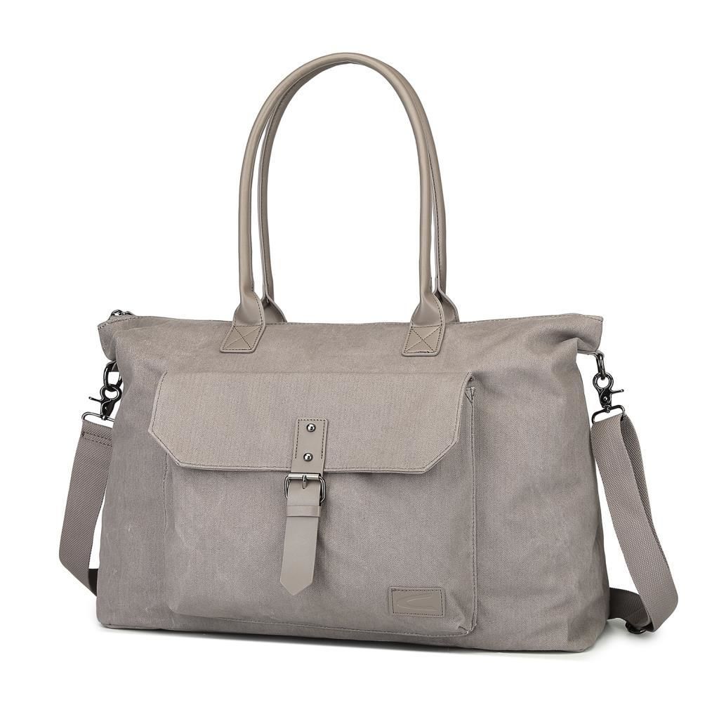 C-Active Limited Edition Kanvas Kumaş Spor Seyahat Çantası 1306 Gri
