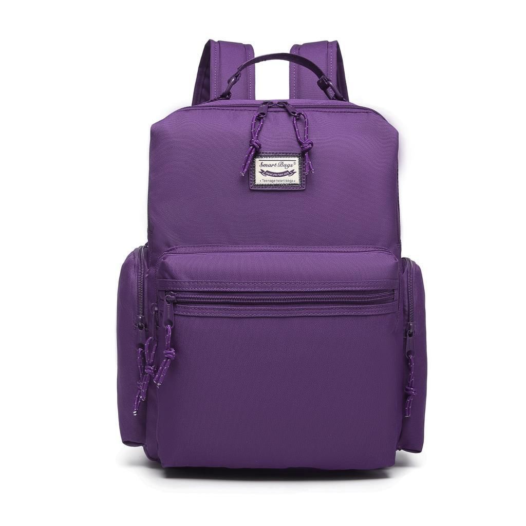 Smart Bags Sırt Çantası Okul Boyu Laptop Gözlü 3124 Mor
