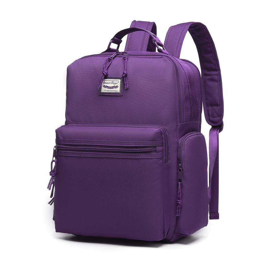 Smart Bags Sırt Çantası Okul Boyu Laptop Gözlü 3124 Mor
