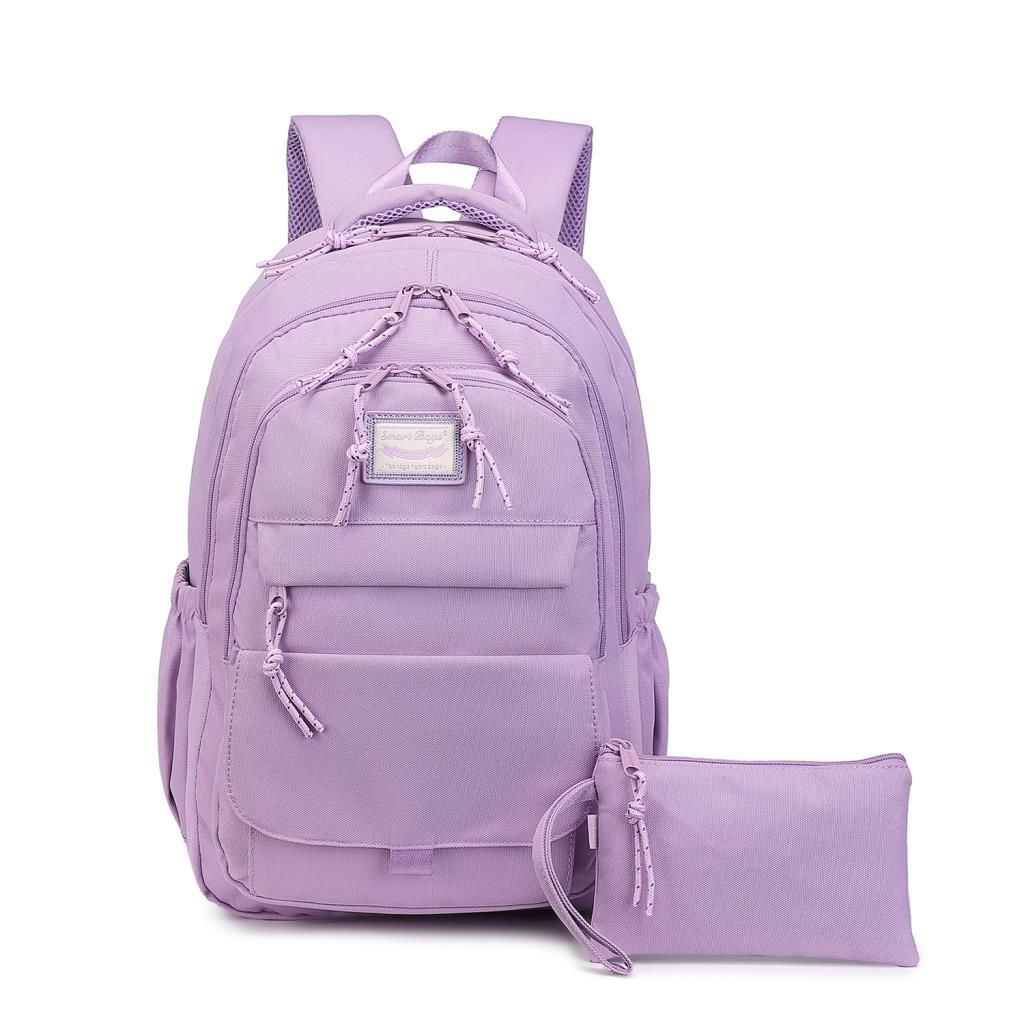 Smart Bags Sırt Çantası Okul Boyu Kalem Kutusu Hediyeli 3235 Lila