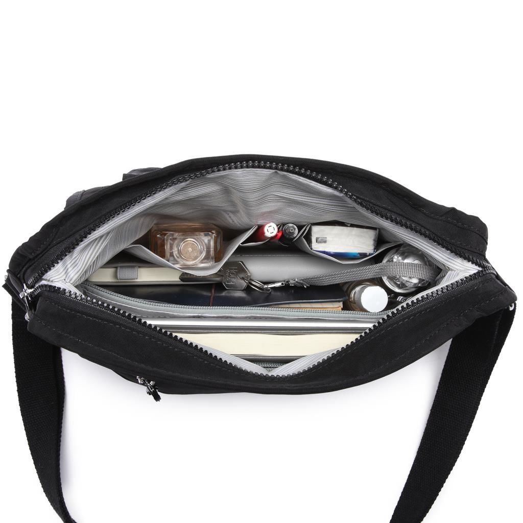 Krinkıl Kumaş Kadın Postacı Çantası Smart Bags 3005 Laci