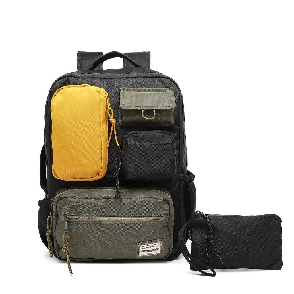 Smart Bags Sırt Çantası Okul Boyu Kalem Kutusu Hediyeli 3231 Sarı