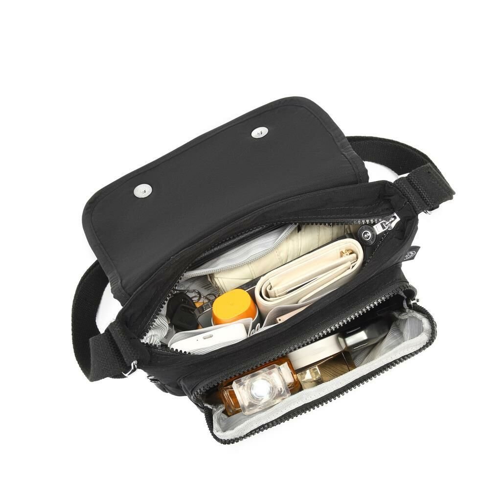 Krinkıl Kumaş Kadın Postacı Çantası Smart Bags 1148 Bej