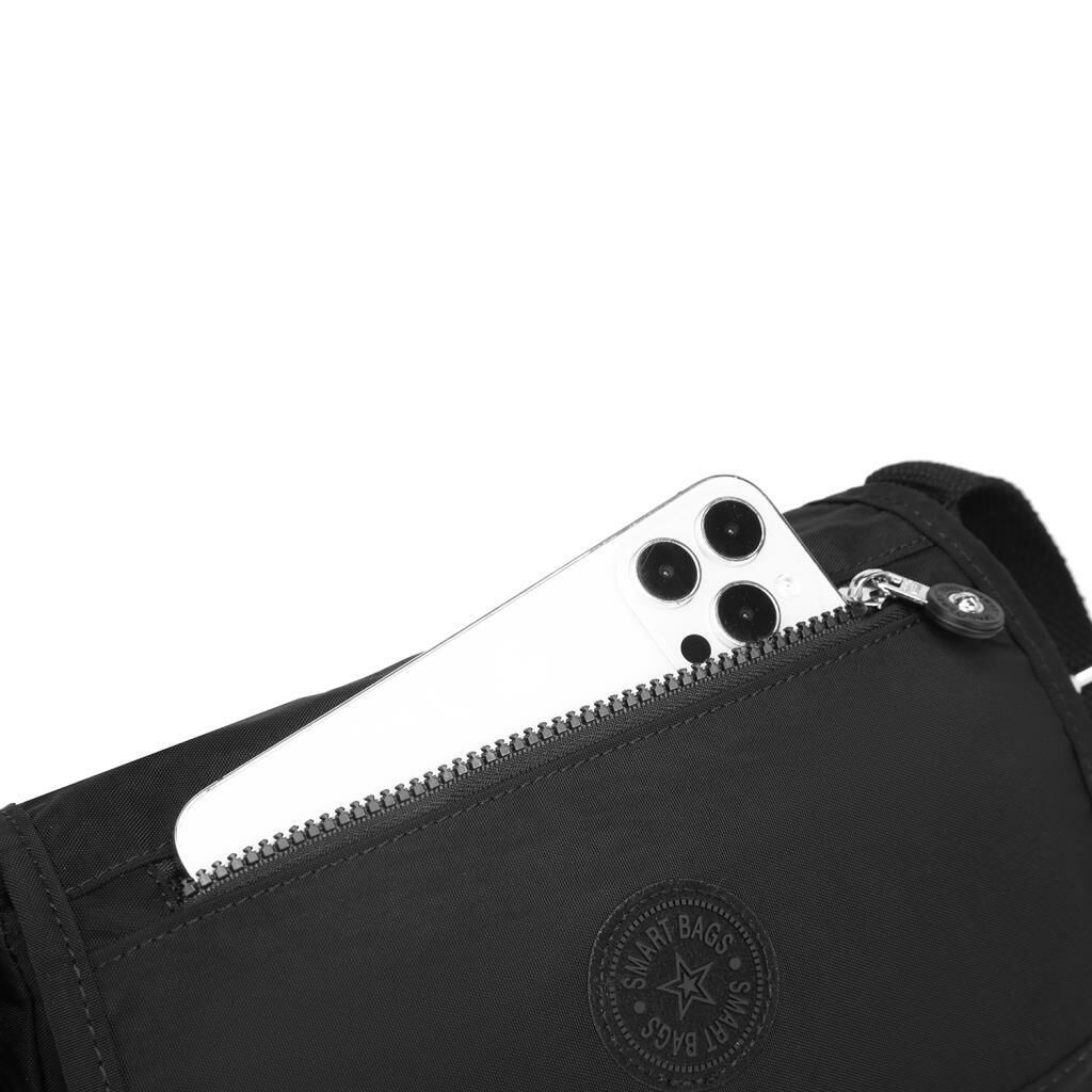 Krinkıl Kumaş Kadın Postacı Çantası Smart Bags 1148 Bej