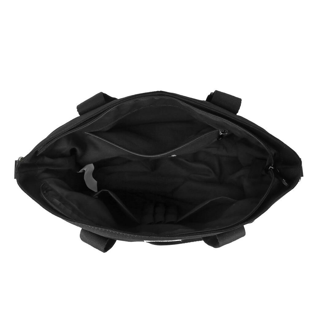Smart Bags Exclusive Kanvas Kumaş Kadın Omuz Çantası 1308 01 Siyah