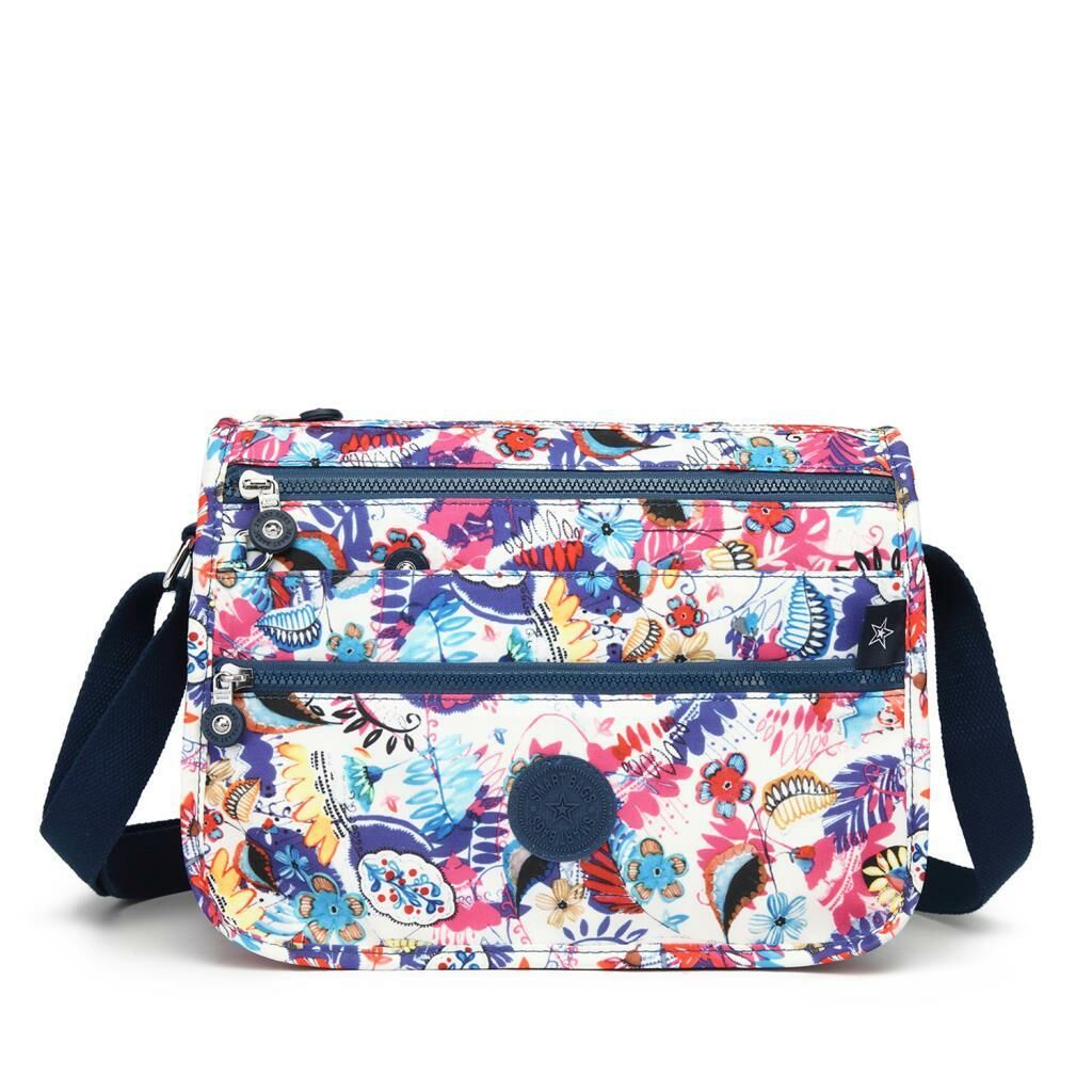 1128 Krinkıl Kumaş Bayan Postacı Omuz Çantası Smart Bags Selva