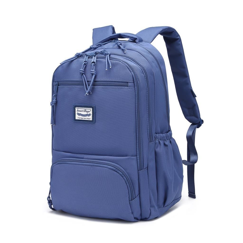 Smart Bags Sırt Çantası Okul Boyu Kalem Kutusu Hediyeli 3196 J.Mavi