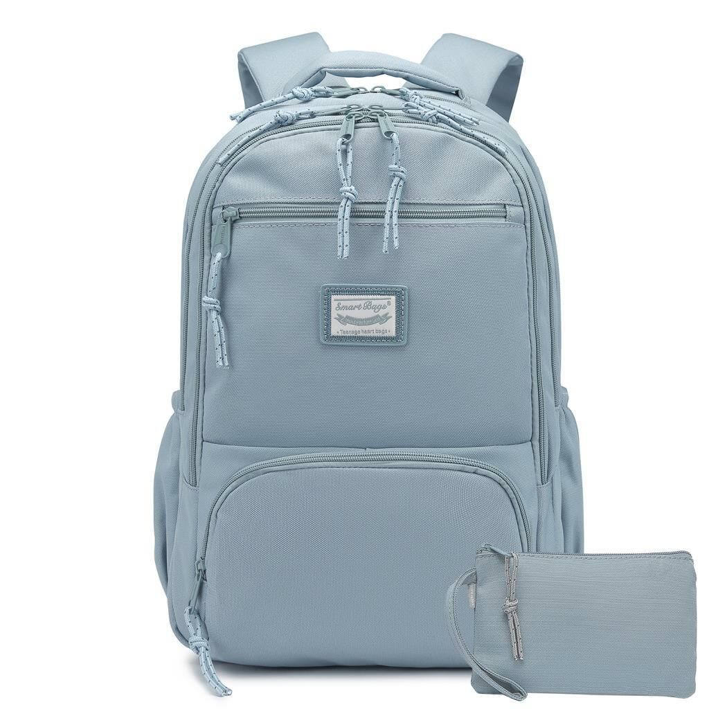 Smart Bags Sırt Çantası Okul Boyu Kalem Kutusu Hediyeli 3196 Buz Mavi