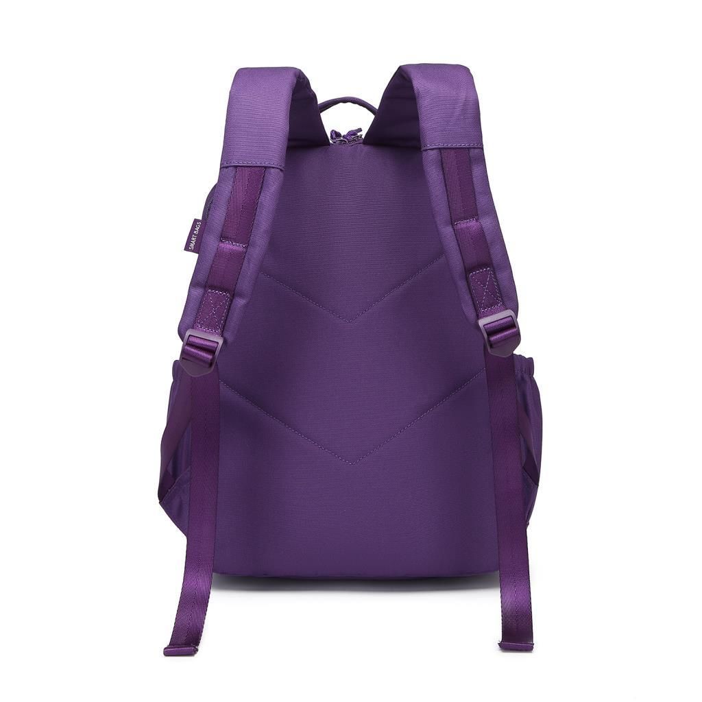 Smart Bags Sırt Çantası Okul Boyu Laptop Gözlü 3198 Mor