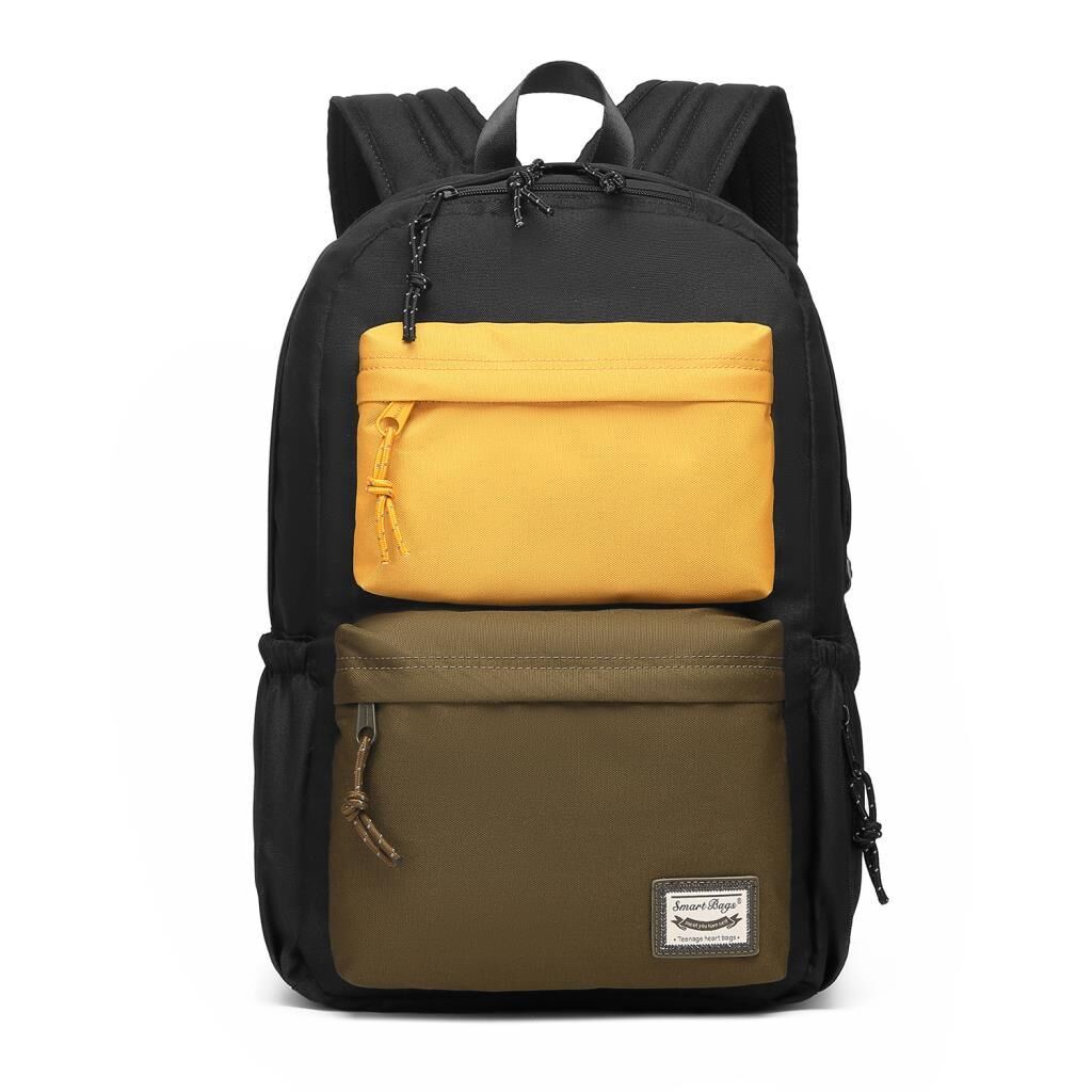 Smart Bags Sırt Çantası Okul Boyu Laptop Gözlü 3155 Sarı