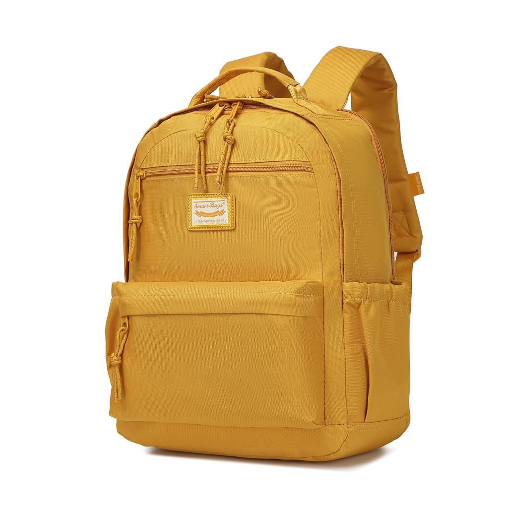 Smart Bags Sırt Çantası Okul Boyu Laptop Gözlü 3198 Hardal