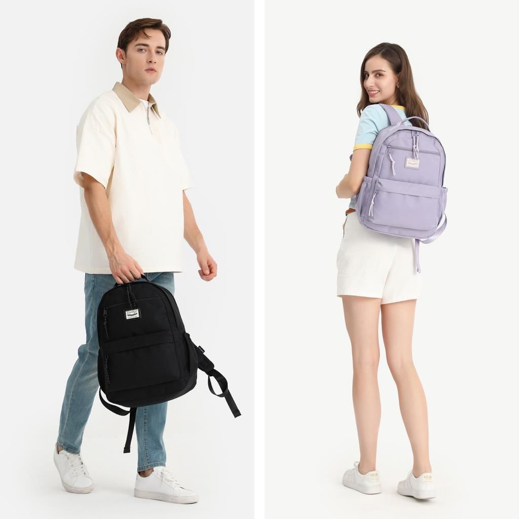Smart Bags Sırt Çantası Okul Boyu Laptop Gözlü 3198 Hardal