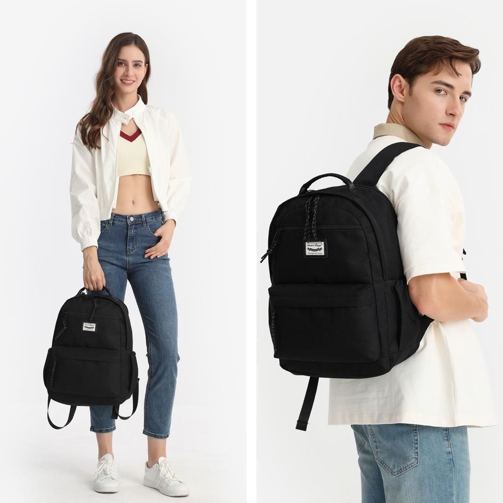 Smart Bags Sırt Çantası Okul Boyu Laptop Gözlü 3198 Hardal