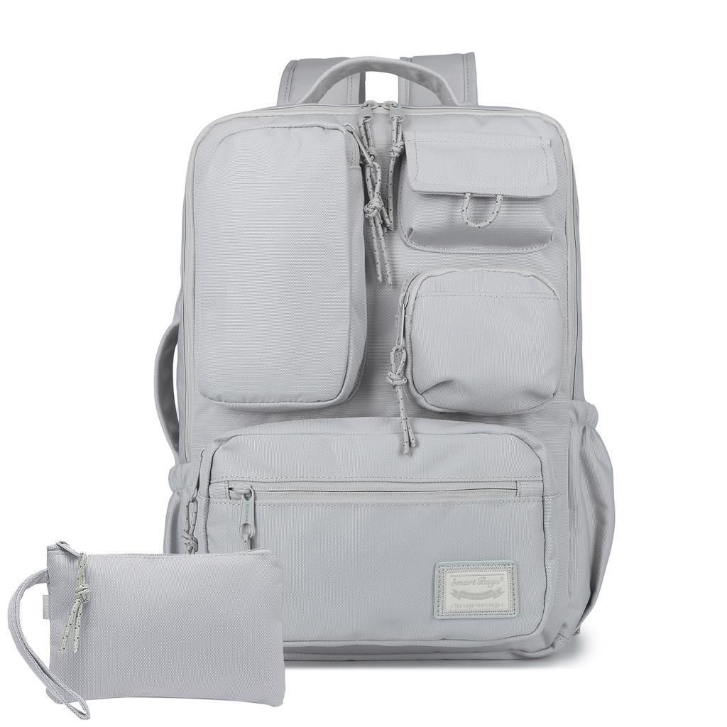 Smart Bags Sırt Çantası Okul Boyu Kalem Kutusu Hediyeli 3210 A.Gri