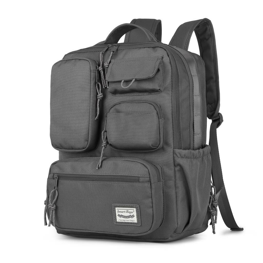 Smart Bags Sırt Çantası Okul Boyu Kalem Kutusu Hediyeli 3210 Koyu Gri