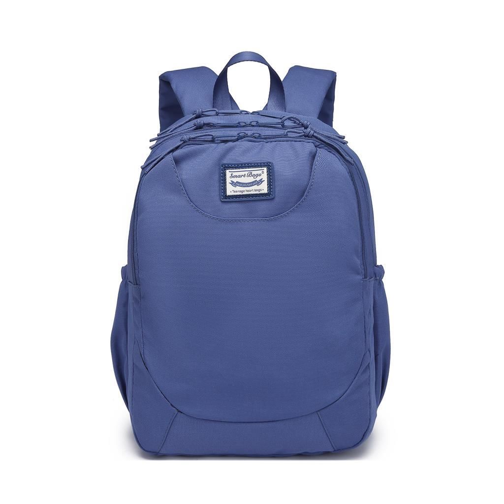 Smart Bags Sırt Çantası Okul Boyu Laptop Gözlü 3199 J.Mavi