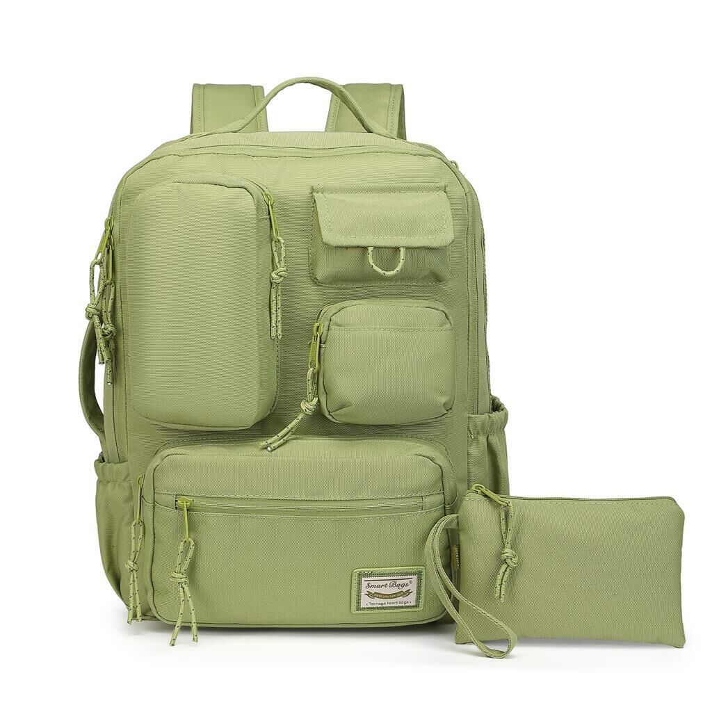 Smart Bags Sırt Çantası Okul Boyu Kalem Kutusu Hediyeli 3210 New Yeşil