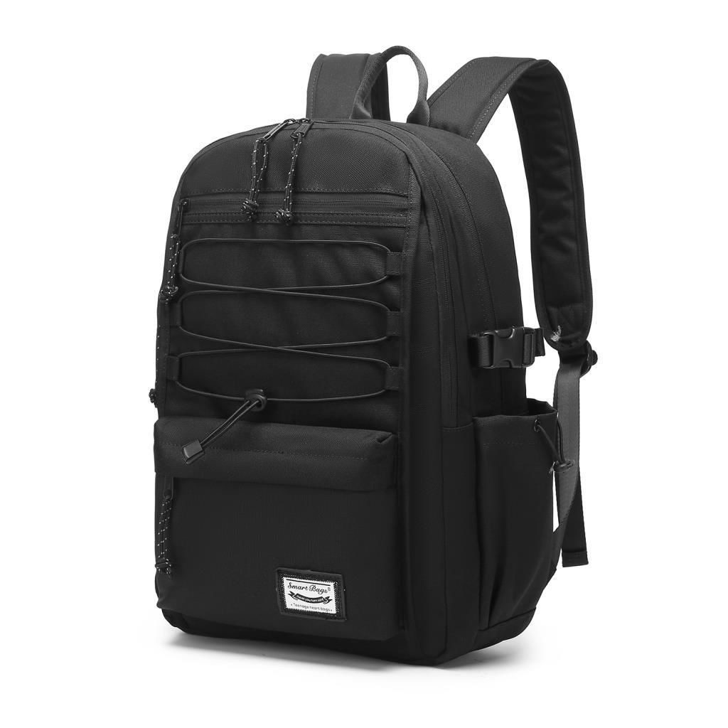 Smart Bags Sırt Çantası Okul Boyu Kalem Kutusu Hediyeli 3156 01 Siyah