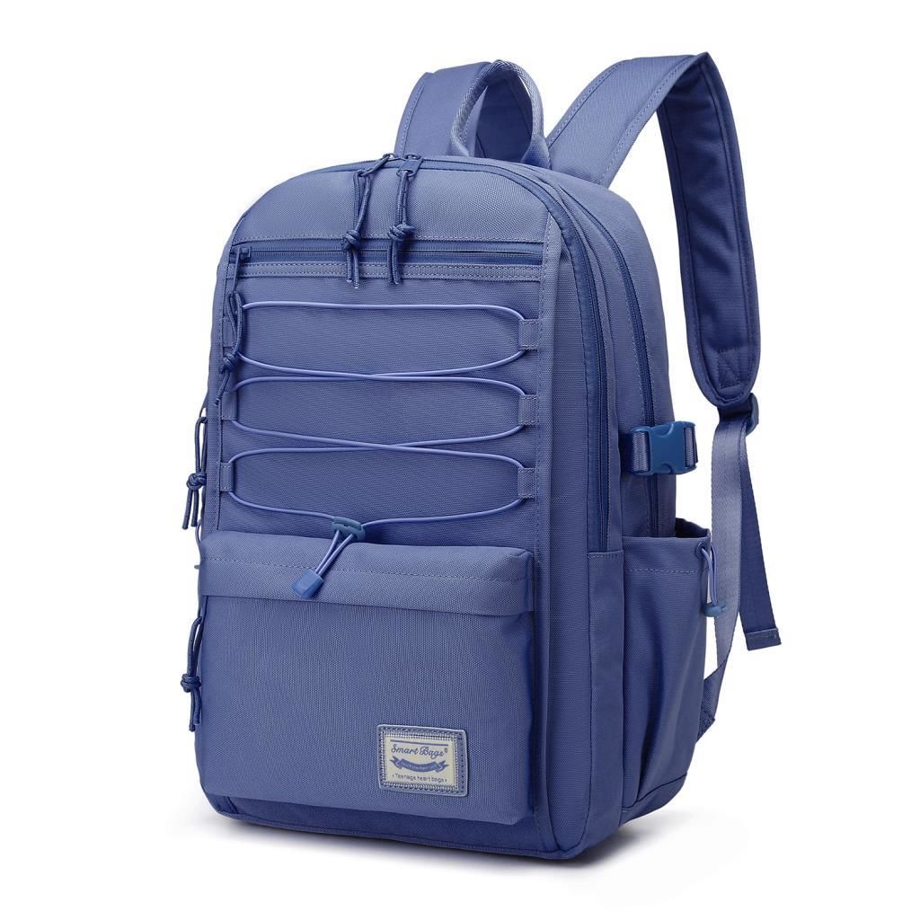 Smart Bags Sırt Çantası Okul Boyu Kalem Kutusu Hediyeli 3156 J.Mavi