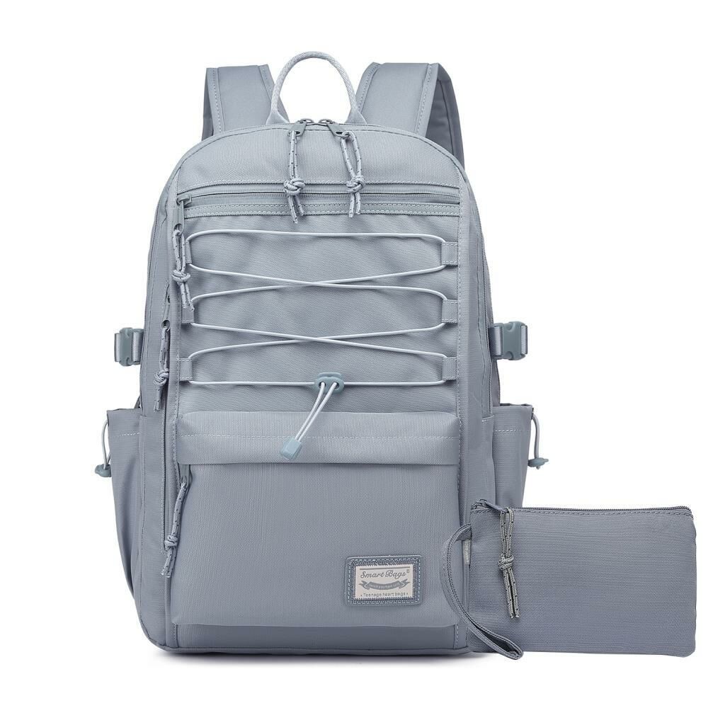Smart Bags Sırt Çantası Okul Boyu Kalem Kutusu Hediyeli 3156 Buz Mavi
