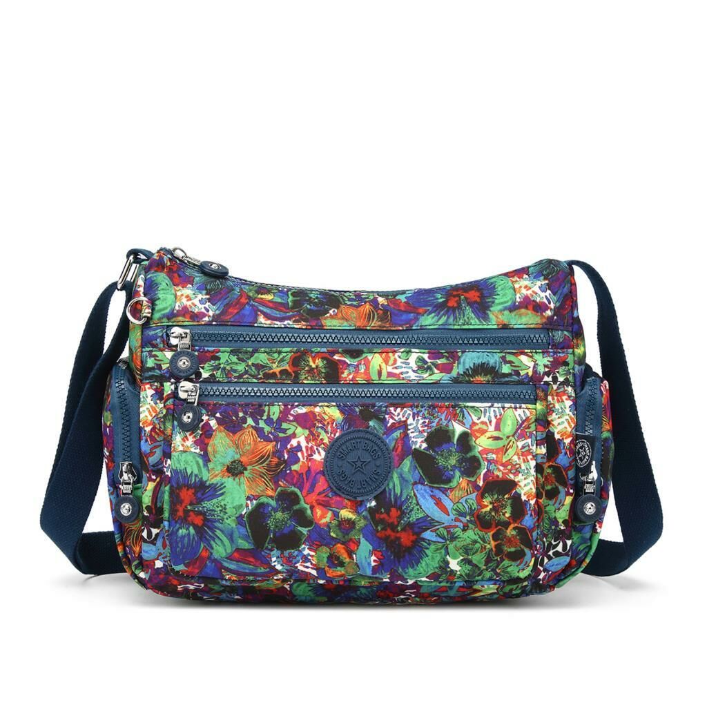 1115 Krinkıl Kumaş Bayan Omuz Çantası Smart Bags Petunia