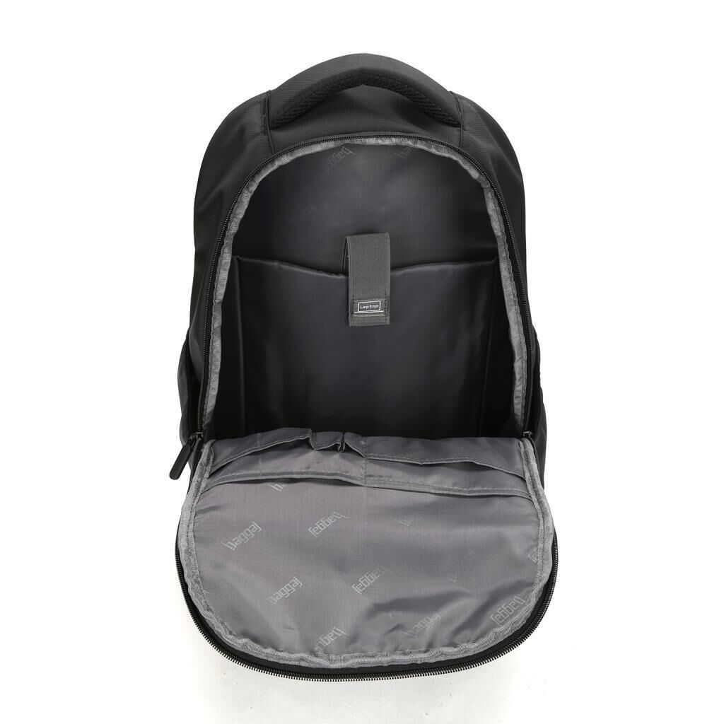 Büyük Boy Seyahat ve Laptop için Sırt Çantası Baggaj S24107 Gri