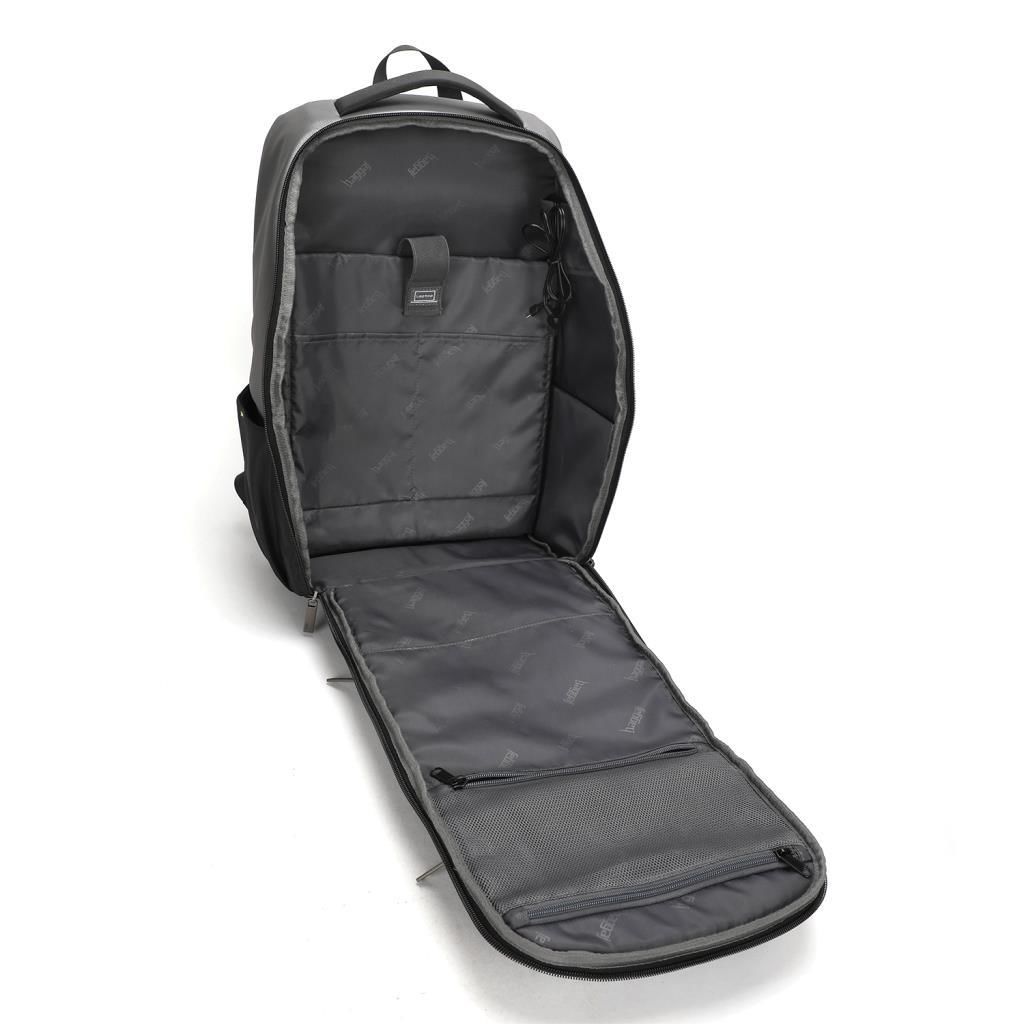 Büyük Boy Seyahat ve Laptop için Sırt Çantası Baggaj S24100 Siyah