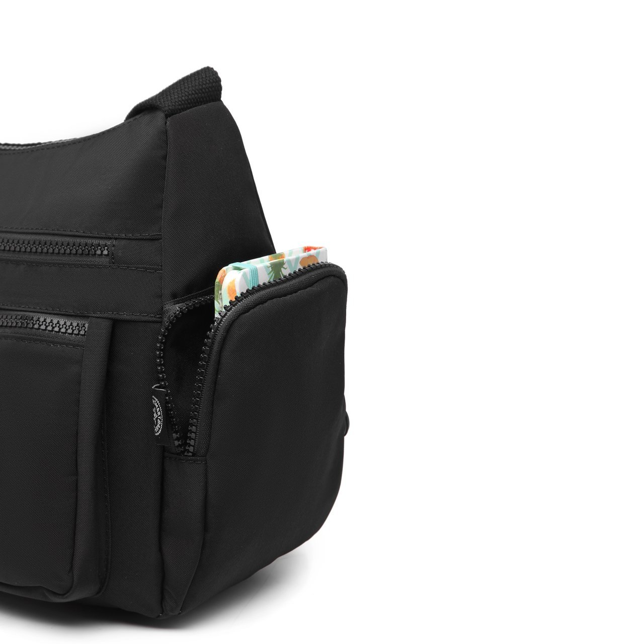 1115 Krinkıl Kumaş Bayan Omuz Çantası Smart Bags Nar
