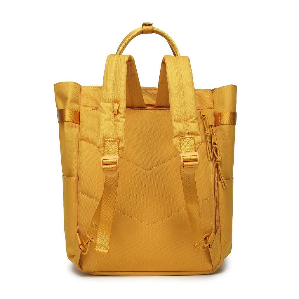 Smart Bags Sırt Çantası Okul Boyu Laptop Gözlü 3194 Hardal