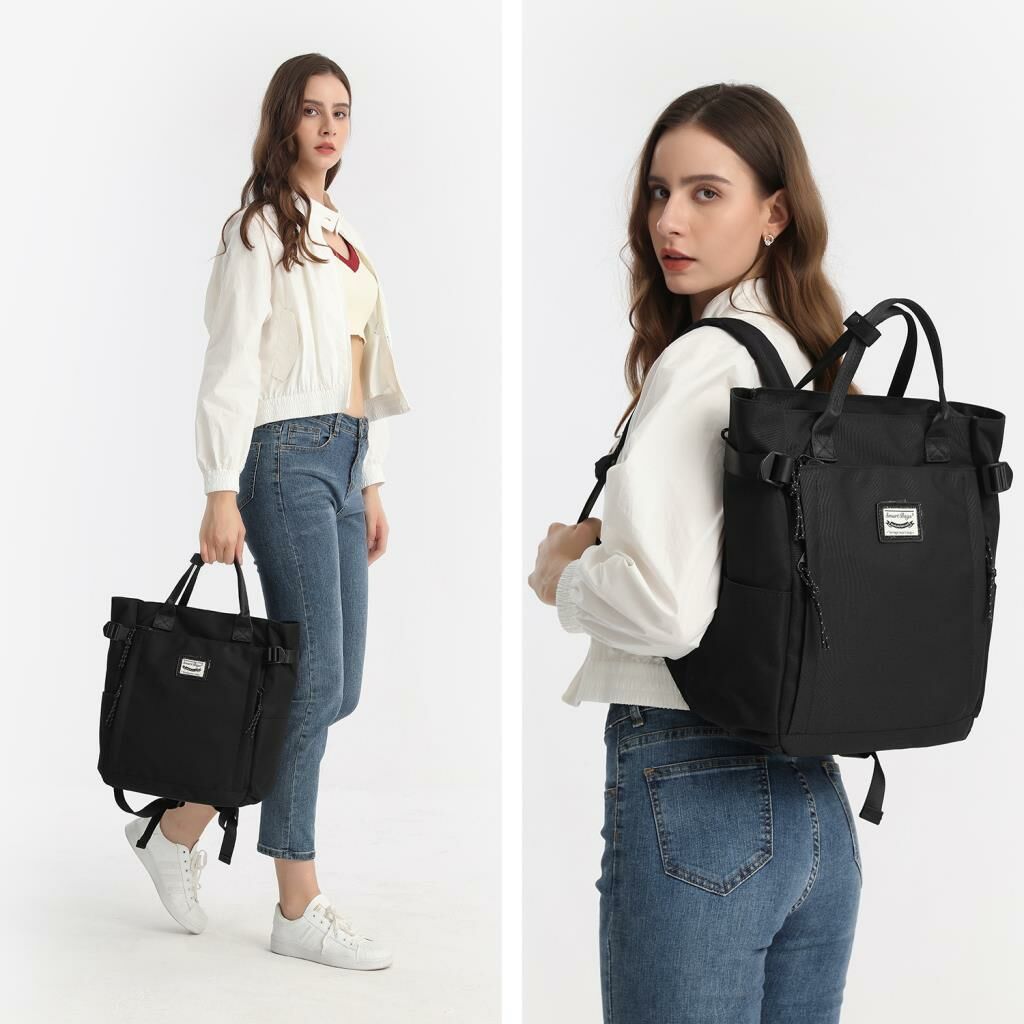 Smart Bags Sırt Çantası Okul Boyu Laptop Gözlü 3194 Hardal