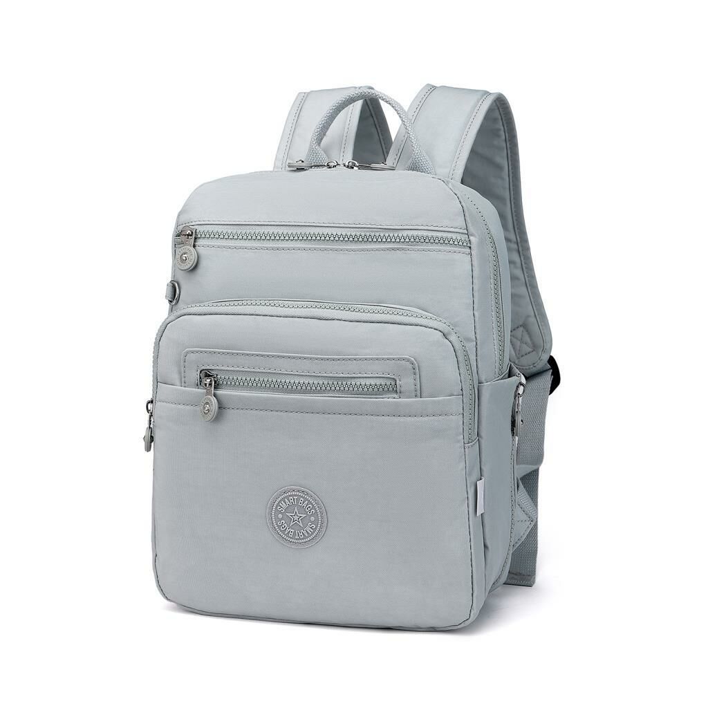 Smart Bags Krinkıl Kumaş Unisex Sırt Çantası 1207 11 A.Gri