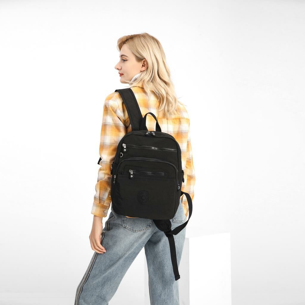 Smart Bags Krinkıl Kumaş Unisex Sırt Çantası 1207 11 A.Gri