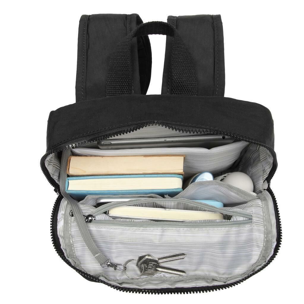 Smart Bags Krinkıl Kumaş Unisex Sırt Çantası 1207 11 A.Gri