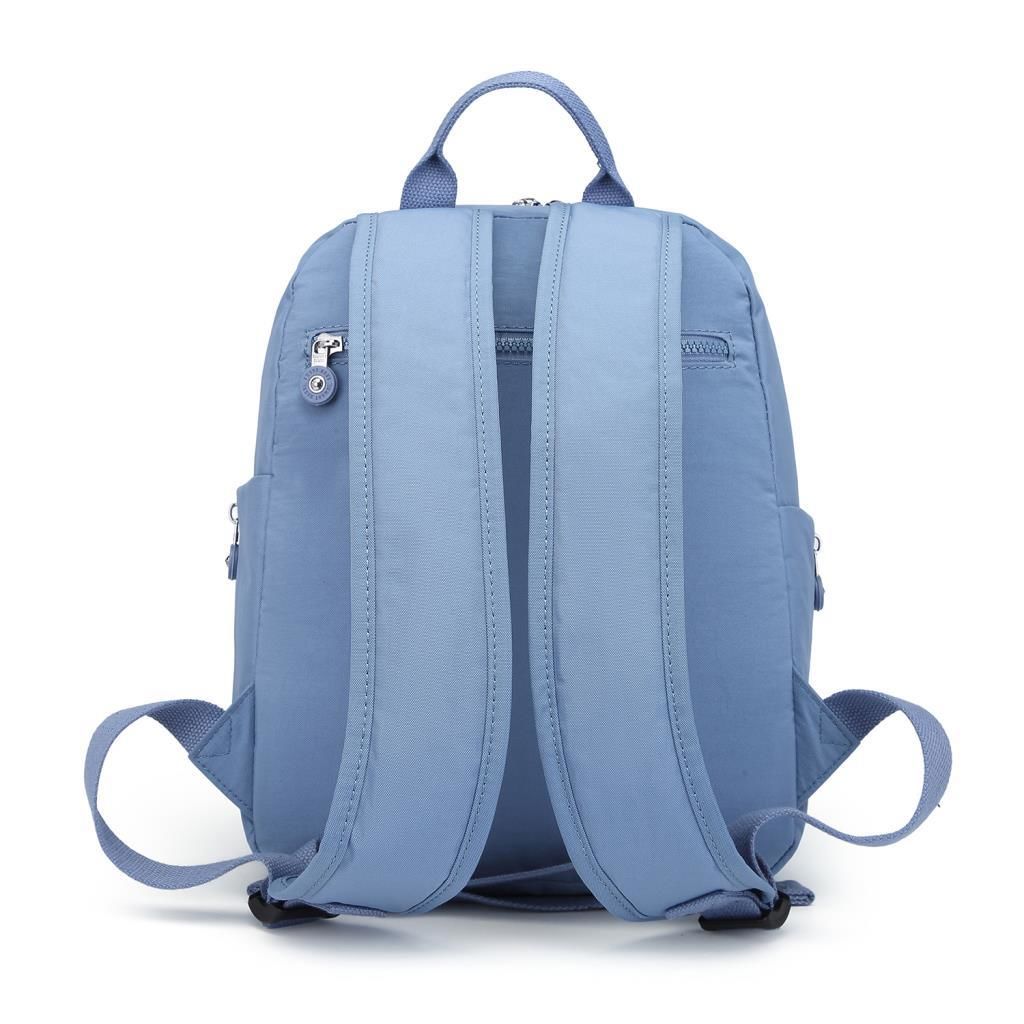Smart Bags Krinkıl Kumaş Unisex Sırt Çantası 1207 J.Mavi