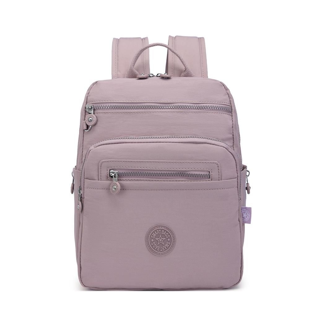 Smart Bags Krinkıl Kumaş Unisex Sırt Çantası 1207 Ten