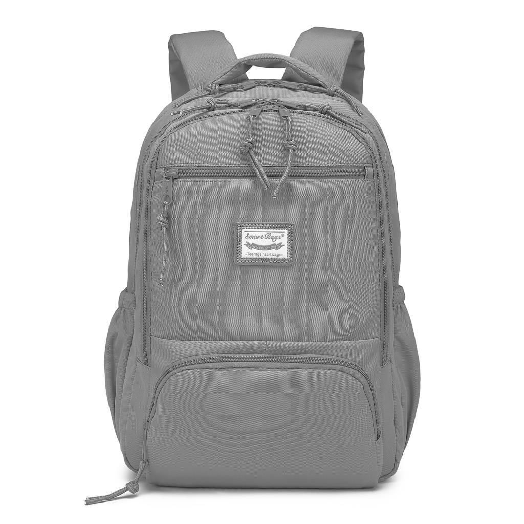 Smart Bags Sırt Çantası Okul Boyu Laptop Gözlü 3196 Vizon