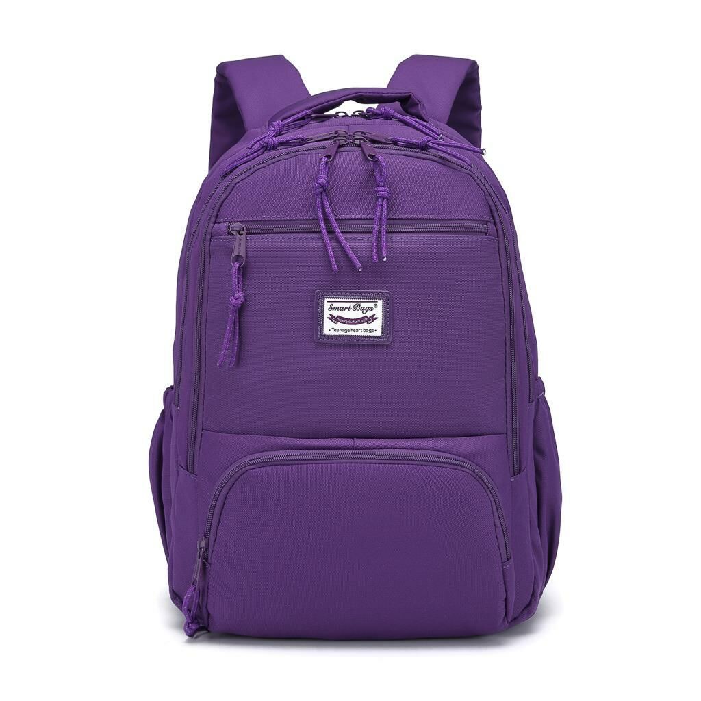Smart Bags Sırt Çantası Okul Boyu Laptop Gözlü 3196 Mor