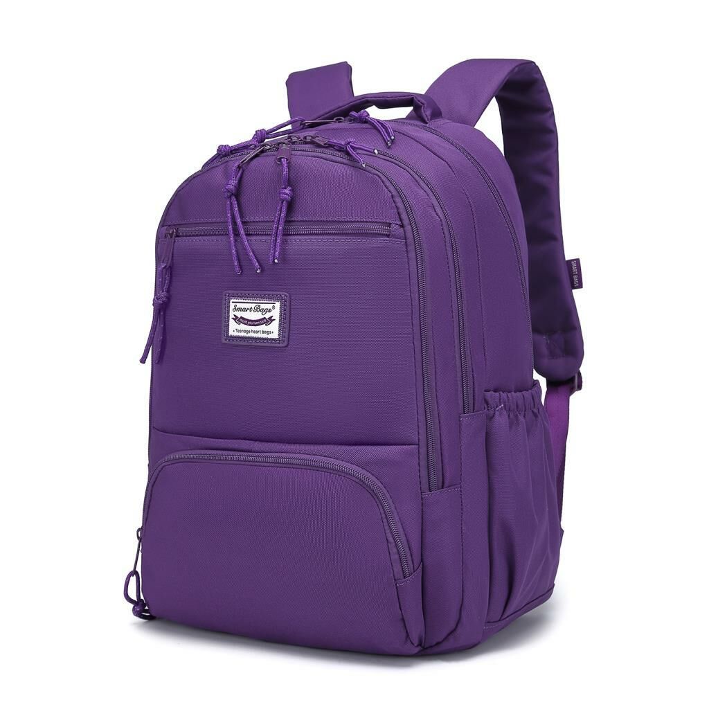 Smart Bags Sırt Çantası Okul Boyu Laptop Gözlü 3196 Mor