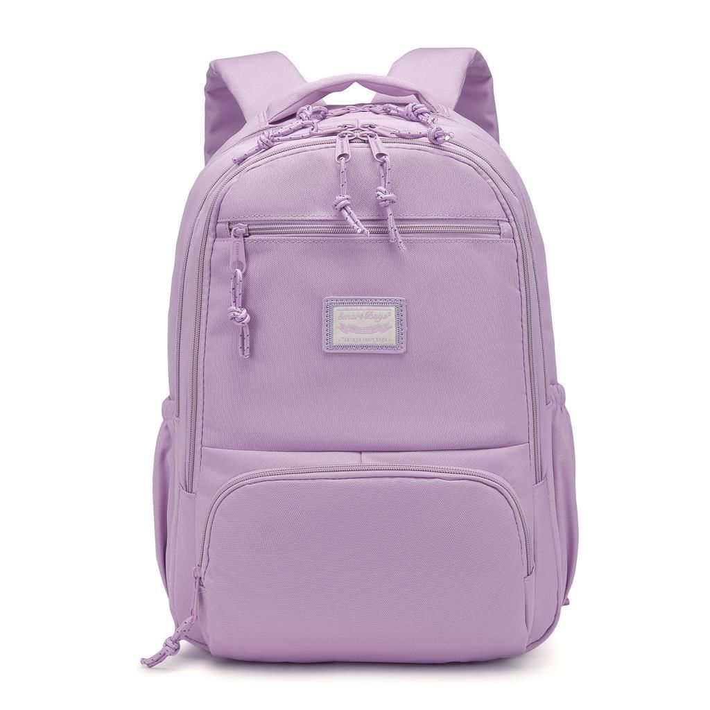 Smart Bags Sırt Çantası Okul Boyu Laptop Gözlü 3196 Lila