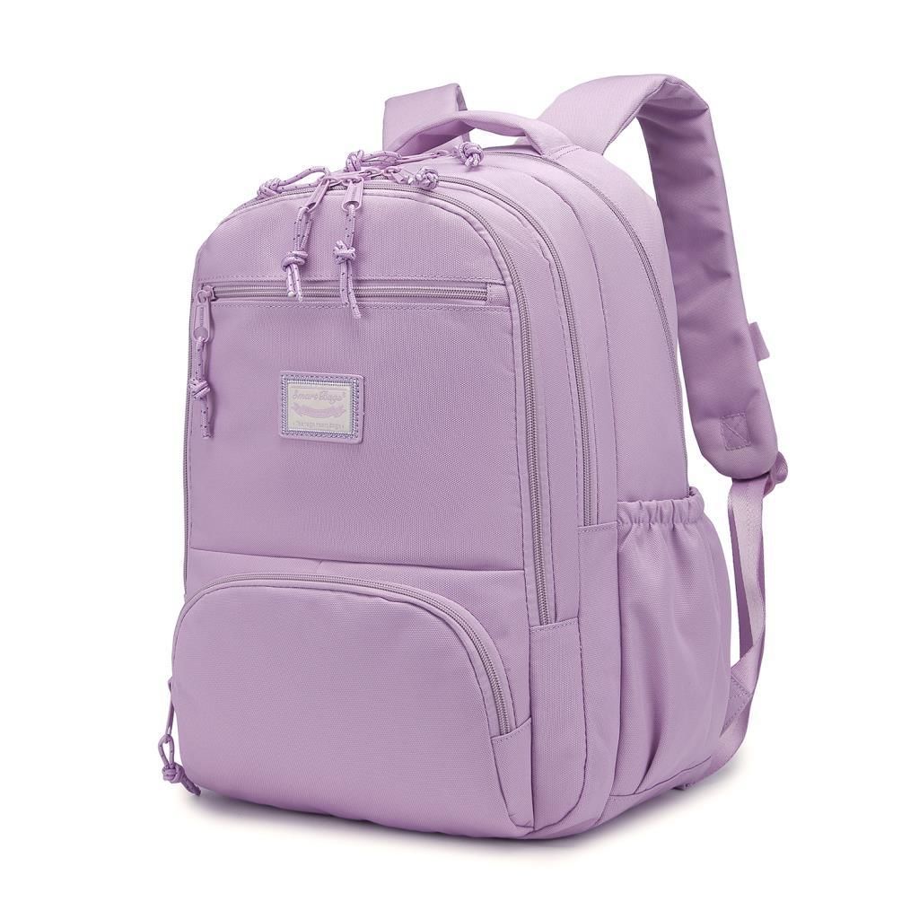 Smart Bags Sırt Çantası Okul Boyu Laptop Gözlü 3196 Lila